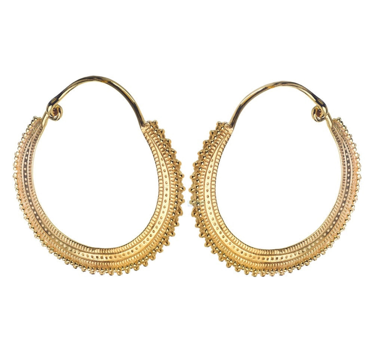 Handmade BOHO Brass Mandala Earrings - JazzyJewelbyAmina