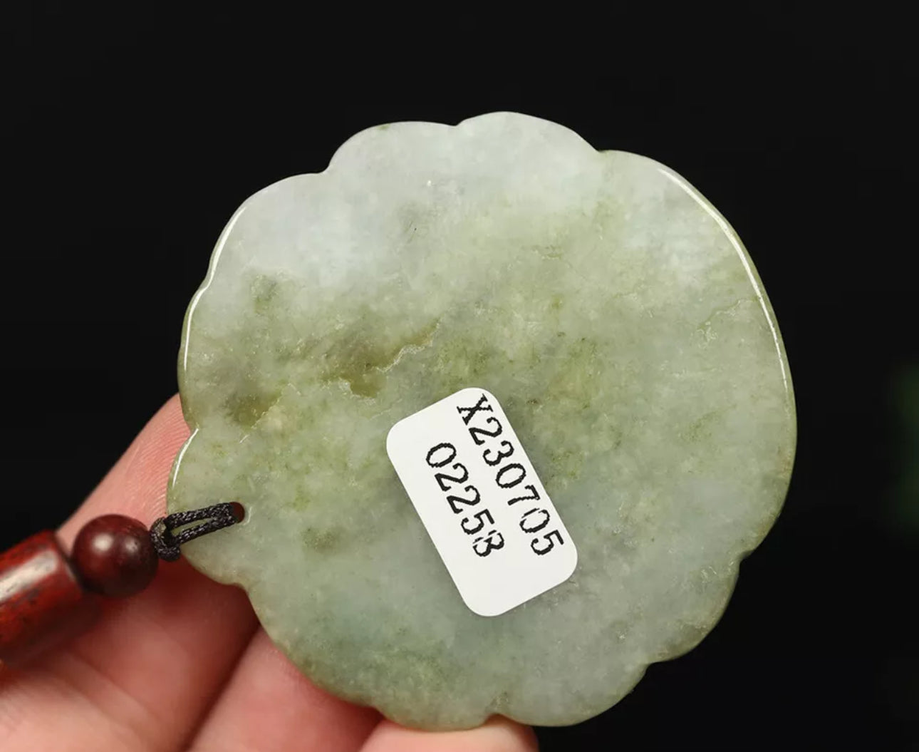 VINTAGE ICY Green Jade Double Fish Pendant Certified Feng Shui Healing Pendant - JazzyJewelbyAmina