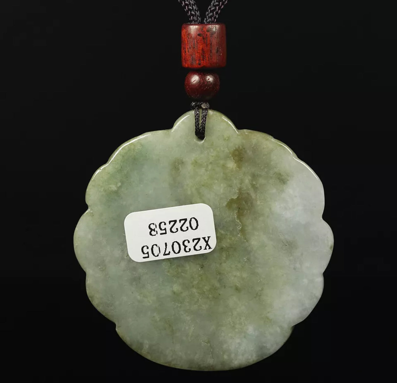 VINTAGE ICY Green Jade Double Fish Pendant Certified Feng Shui Healing Pendant - JazzyJewelbyAmina