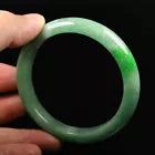 VINTAGE Large Jadeite Green Jade Bangle Size 62mm U725 - JazzyJewelbyAmina