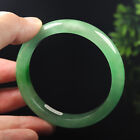 VINTAGE Large Jadeite Green Jade Bangle from Burma Size 63mm M761 - JazzyJewelbyAmina 