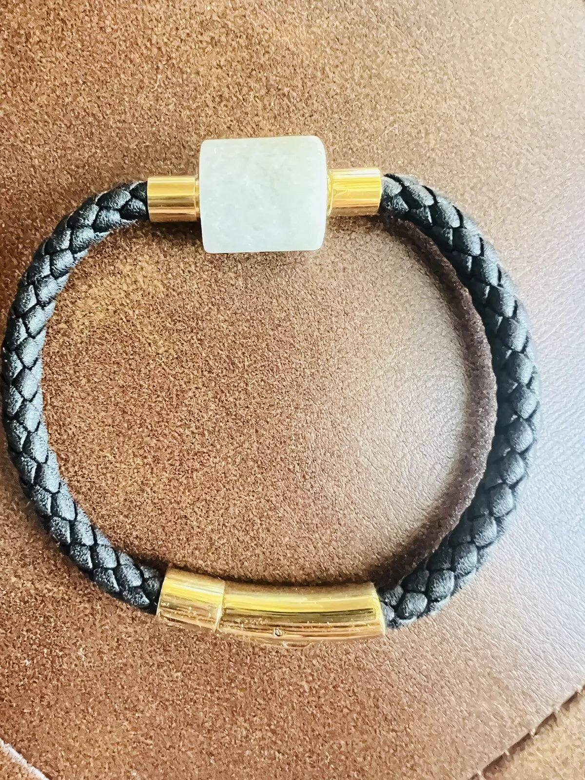 Handmade Braided Woven Chord Adjustable with a Jade Charm (from Malaysia) Prosperous Lucky Jade! - JazzyJewelbyAmina 